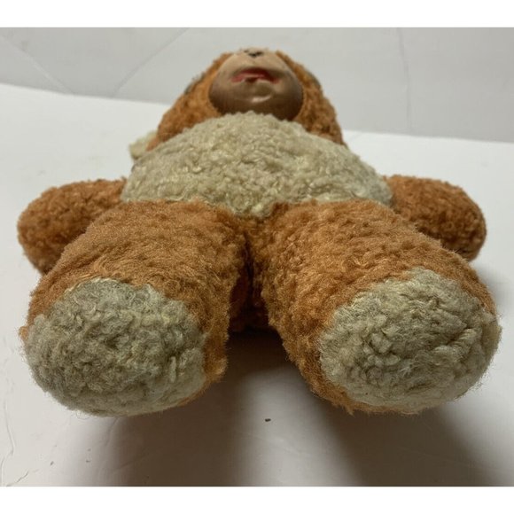 Vintage Cubbi Gund Teddy Bear 1940’s 1950s or 1960s NYC Brown 11” Stuffed Animal - Picture 4 of 9